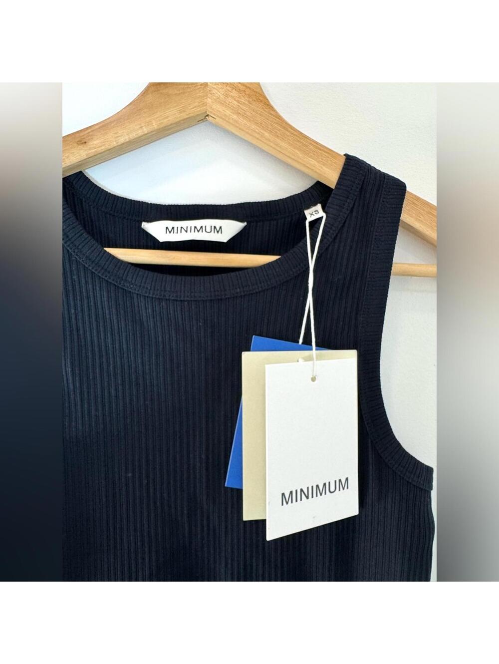 Minumum Lila Tank Top - Black - XS - Picture 3 of 5
